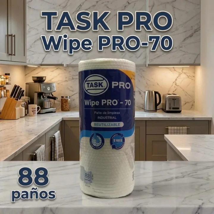 Paño Industrial Reutilizable TASK® Wipe PRO-70 x88 Paños