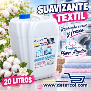 Suavizante Textil 20 Litros | Suavidad y Aroma para tu Ropa
