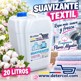 Suavizante Textil 20 Litros | Suavidad y Aroma para tu Ropa