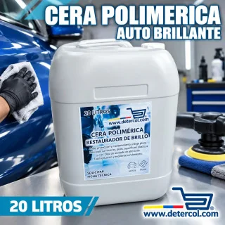 Cera Polimérica Pisos Galón 20L | Brillo Hogar e Industrial