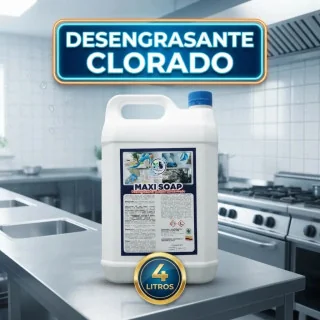 Desengrasante Clorado - Limpieza Industrial Eficaz - Galón 4L