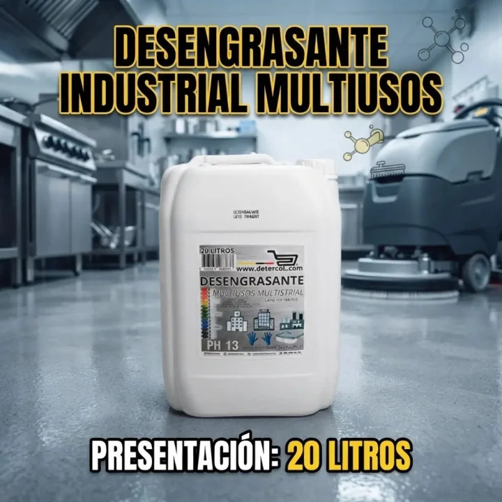 Desengrasante Industrial Multiusos 20L: Limpieza Profunda Eficaz