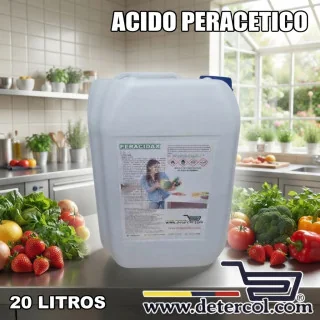 Acido Peracetico 20L – Desinfectante Industrial de Alto Nivel