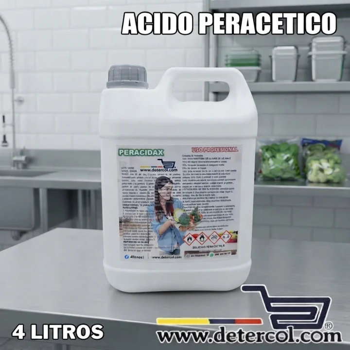Acido Peracetico 3.8L – Desinfectante Industrial Eficaz y Seguro
