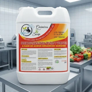 Saniquim 20L | Desinfectante frutas y verduras, seguro y eficaz