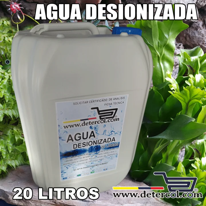 Agua Desionizada 20L | Alta Pureza para Laboratorio e Industria