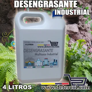 Desengrasante Industrial 4L: Limpieza Profunda Multiusos
