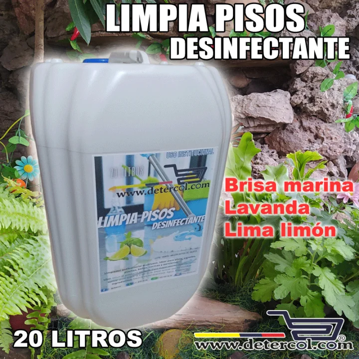 Limpia Pisos Desinfectante 20L | Aroma y Desinfección Profesional