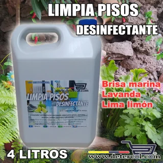 Limpia Pisos Desinfectante 4L | Aroma y Desinfección Profesional