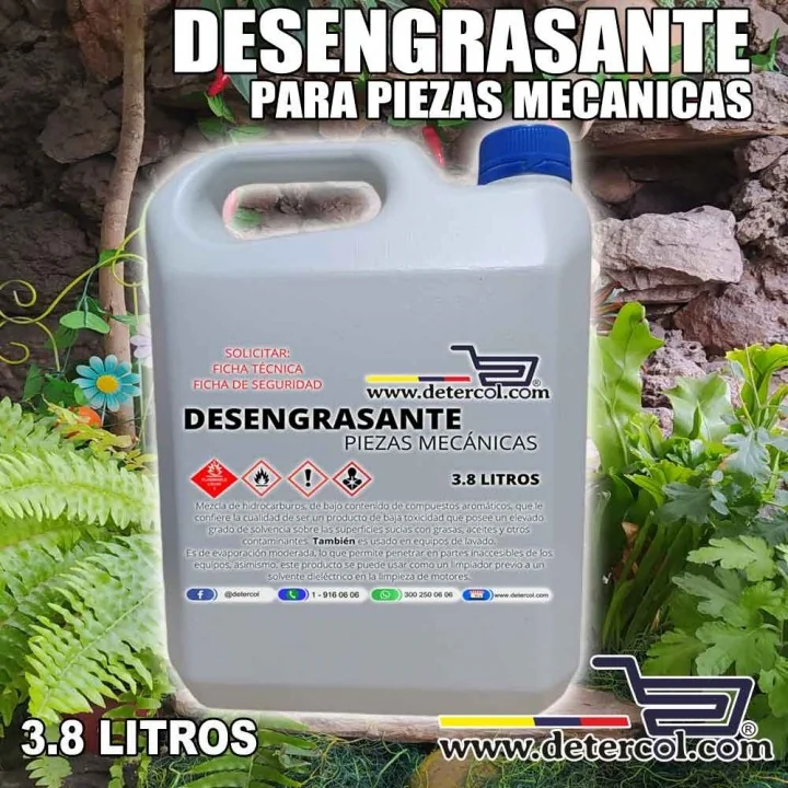Desengrasante para piezas mecánicas - Galón 3.8 litros.