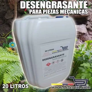 Desengrasante para piezas mecánicas - Garrafa 20 litros.