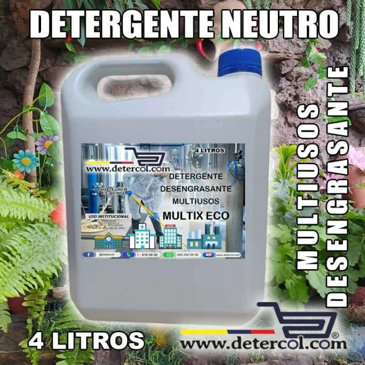 Detergente Desengrasante Multiusos 4L para Industria Alimentaria
