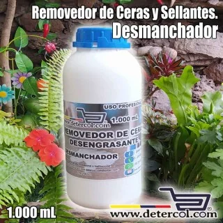 Removedor de ceras, sellantes y desmanchador por litro.
