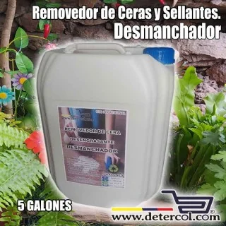 Removedor de ceras, sellantes y desmanchador garrafa 20 litros.
