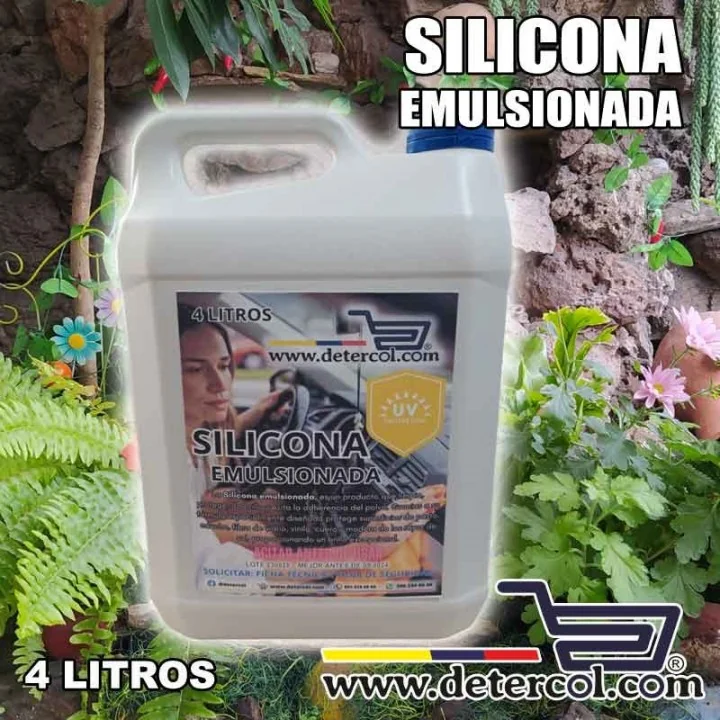 Silicona emulsionada 4 Litros: limpieza, brillo y protección