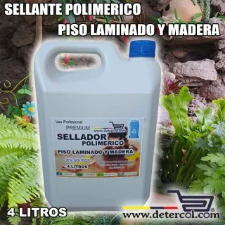 SELLANTE POLIMERICO PARA PISOS LAMINADOS O DE MADERA - GALON 4 LITROS