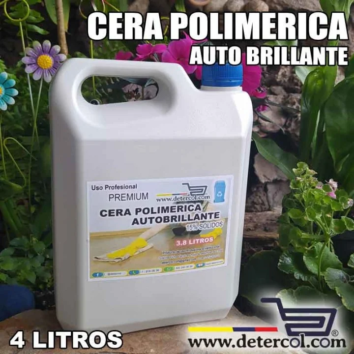 Cera Polimérica Galón 4L – Recupera el Brillo de tus Pisos
