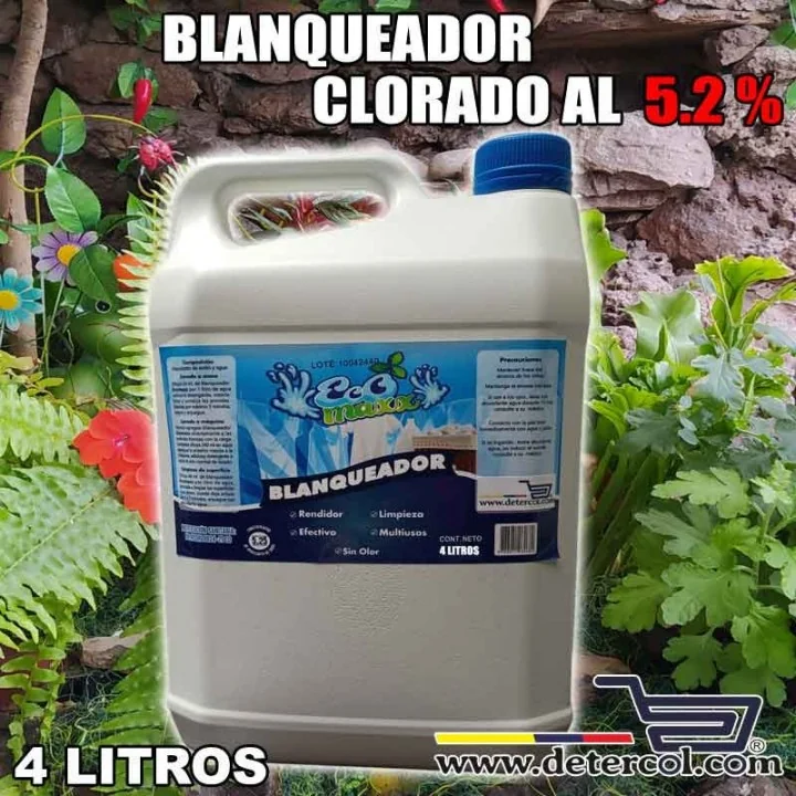 BLANQUEADOR CLORADO AL 5.2% / GALON 4 LITROS