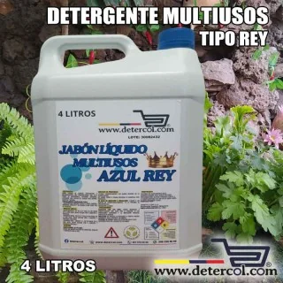 DETERGENTE LIQUIDO MULTIUSOS TIPO REY INDUSTRIAL GALON 4 LITROS