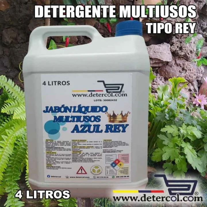 DETERGENTE LIQUIDO MULTIUSOS TIPO REY INDUSTRIAL GALON 4 LITROS