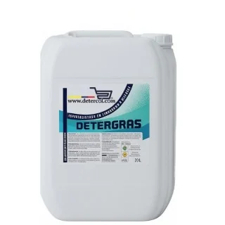 Desengrasante industrial detergras garrafa 20 litros litros.