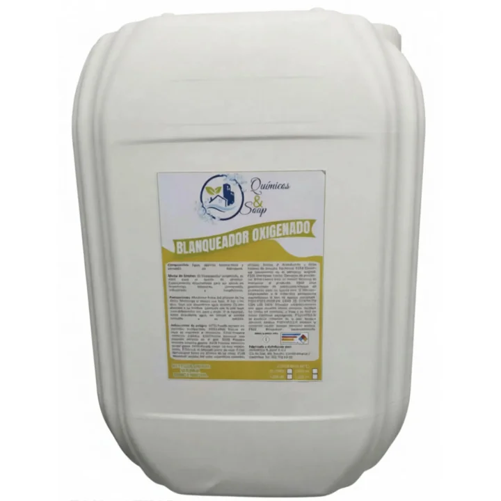 Blanqueador Oxigenado 35% Quitamanchas Ropa | Garrafa 20 Litros.