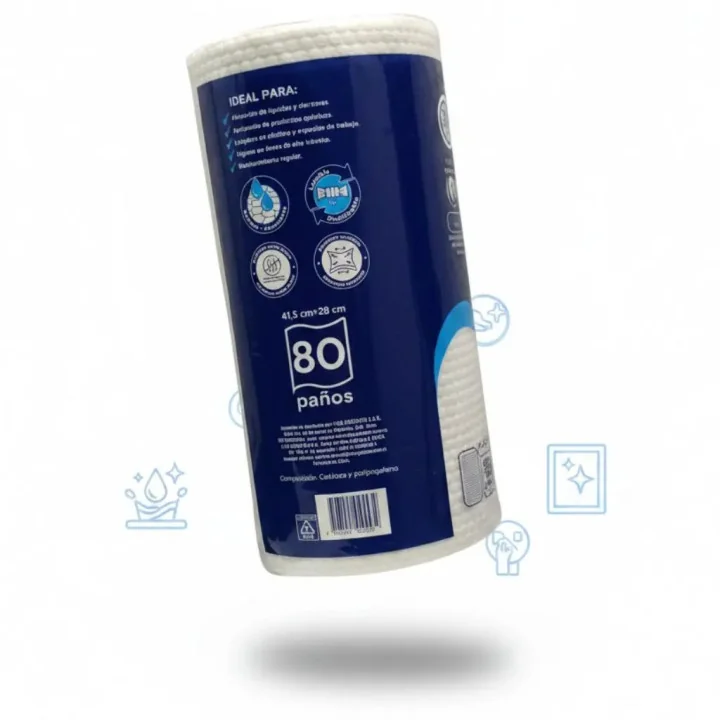 Paño Industrial Reutilizable TASK® Wipe PRO-80 x80 Paños