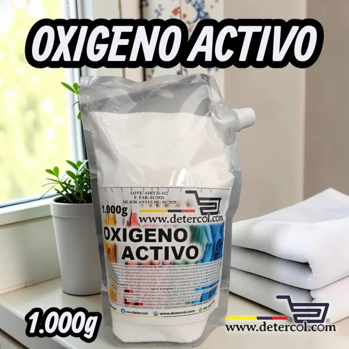 Percarbonato de sodio 1 kg | Blanqueador ecológico oxígeno activo
