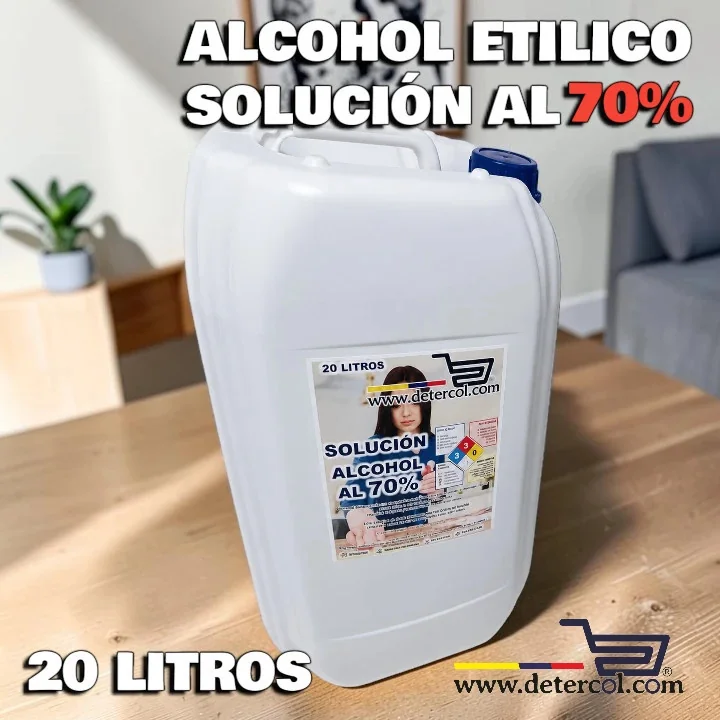 Alcohol Antiséptico 70% – Bidón 20 L