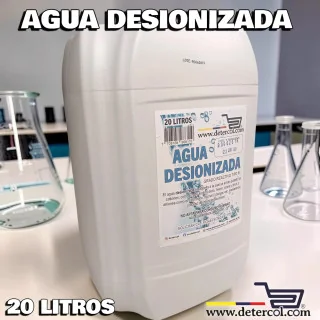 Agua Desionizada Industrial 20 Litros | Máxima Pureza y Calidad