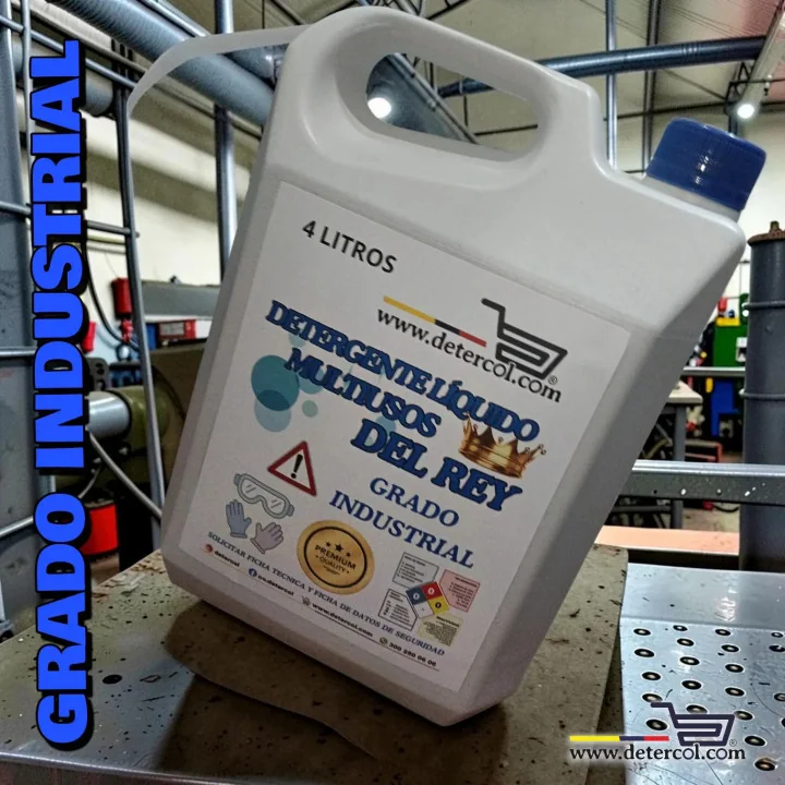 Detergente Industrial Del Rey 4L — Limpieza Multiusos