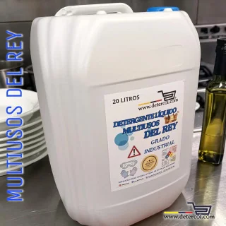 Detergente Líquido Multiusos Del Rey 20 Litros | Alto Poder de Limpieza