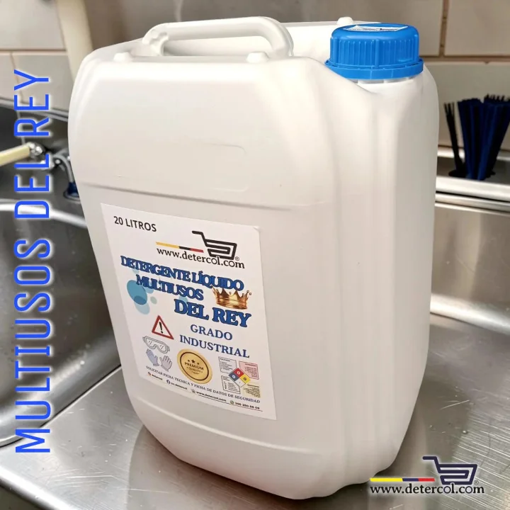 Detergente Líquido Multiusos Del Rey 20 Litros