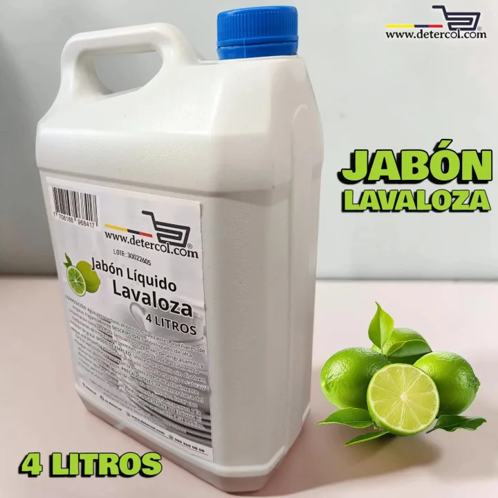 Lavaloza Líquido Limón 4 Litros Poder Desengrasante