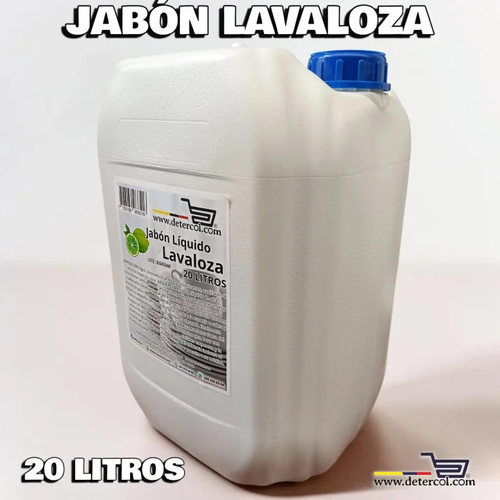 Lavaloza Líquido Limón 20 Litros Alto Rendimiento