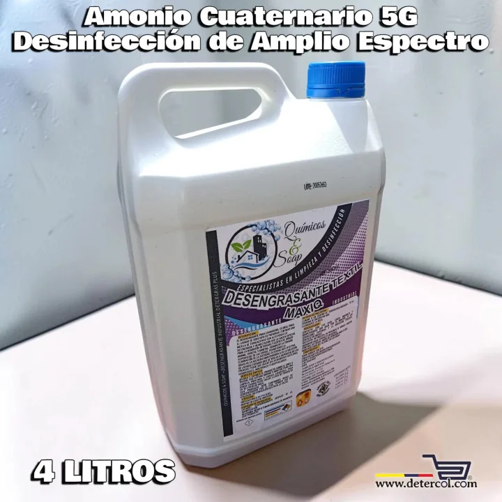 Amonio Cuaternario 5G Limpieza y Desinfección Profunda