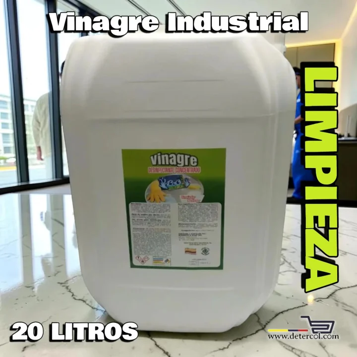 Vinagre Industrial Ácido Acético Limpieza Desinfección 20L