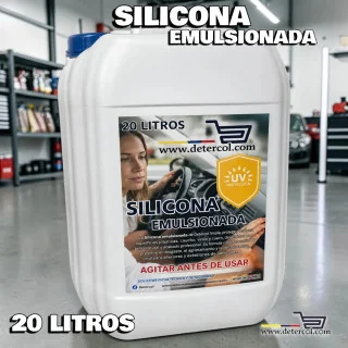 Silicona emulsionada por 20 litros: limpieza, brillo y protección