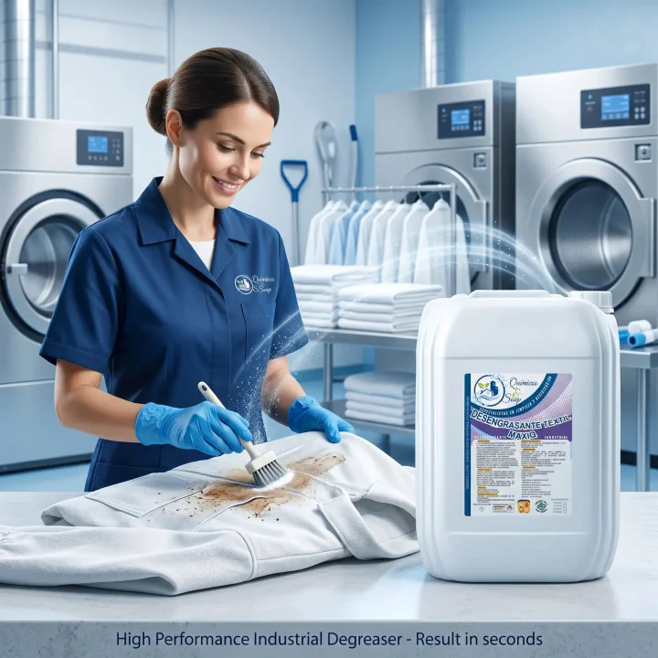 Desengrasante Textil | Elimina Grasa y Aceite | 20 Litros