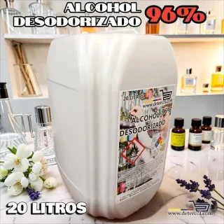 Alcohol Etílico Desodorizado 96% 20L | Uso Profesional