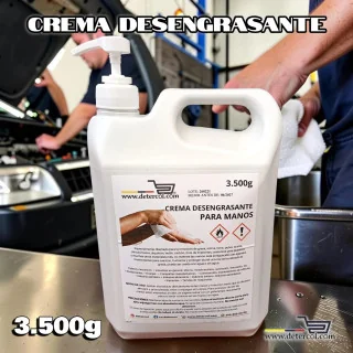 Crema Desengrasante manos 3500g | Uso con y sin Agua Eficaz