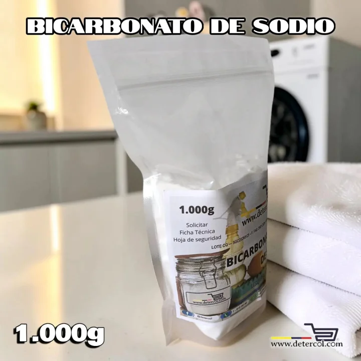 Bicarbonato de sodio - Bolsa zipper 1000g