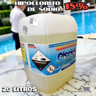 Hipoclorito de Sodio 15% 20L | Desinfectante y Blanqueador