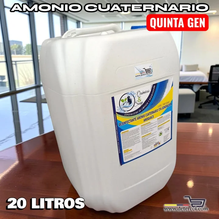 Amonio cuaternario quinta generación 20L | Desinfectante eficaz