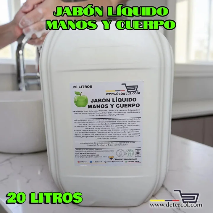 Jabón Manos y Cuerpo con Fragancia 20 Litros