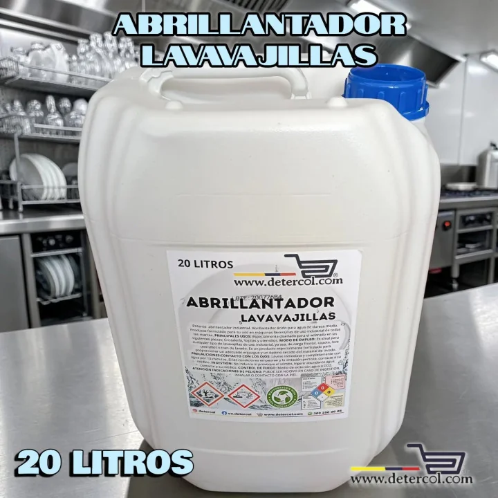 Abrillantador para Lavavajillas Industrial | Secado Rápido y Brillo Profesional