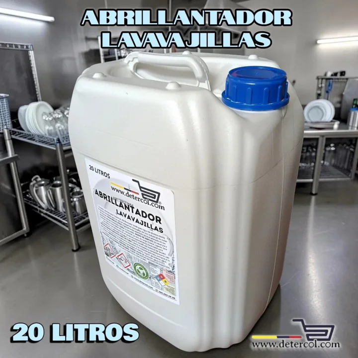 Abrillantador Lavavajillas Industrial Profesional | Máximo Brillo sin Manchas