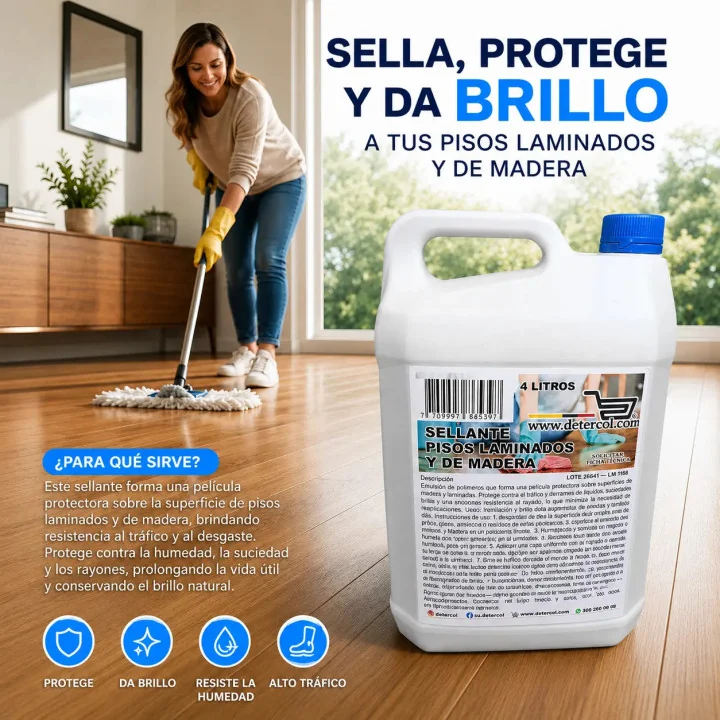 Sellador Acrílico para Pisos Laminados y Madera
