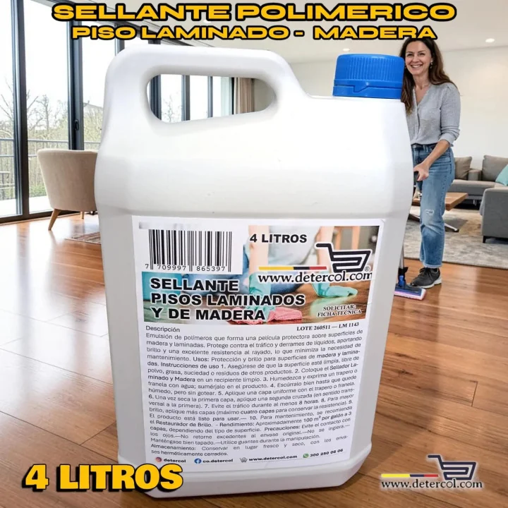 Sellador para Pisos de Madera y Laminados de Alto Tráfico